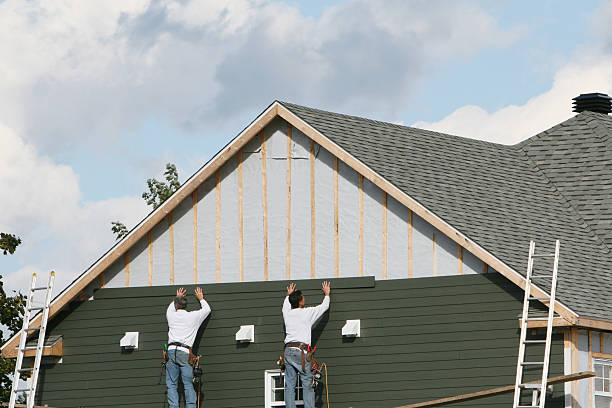 Professional Vinyl Siding technician working in Hooversville, PA